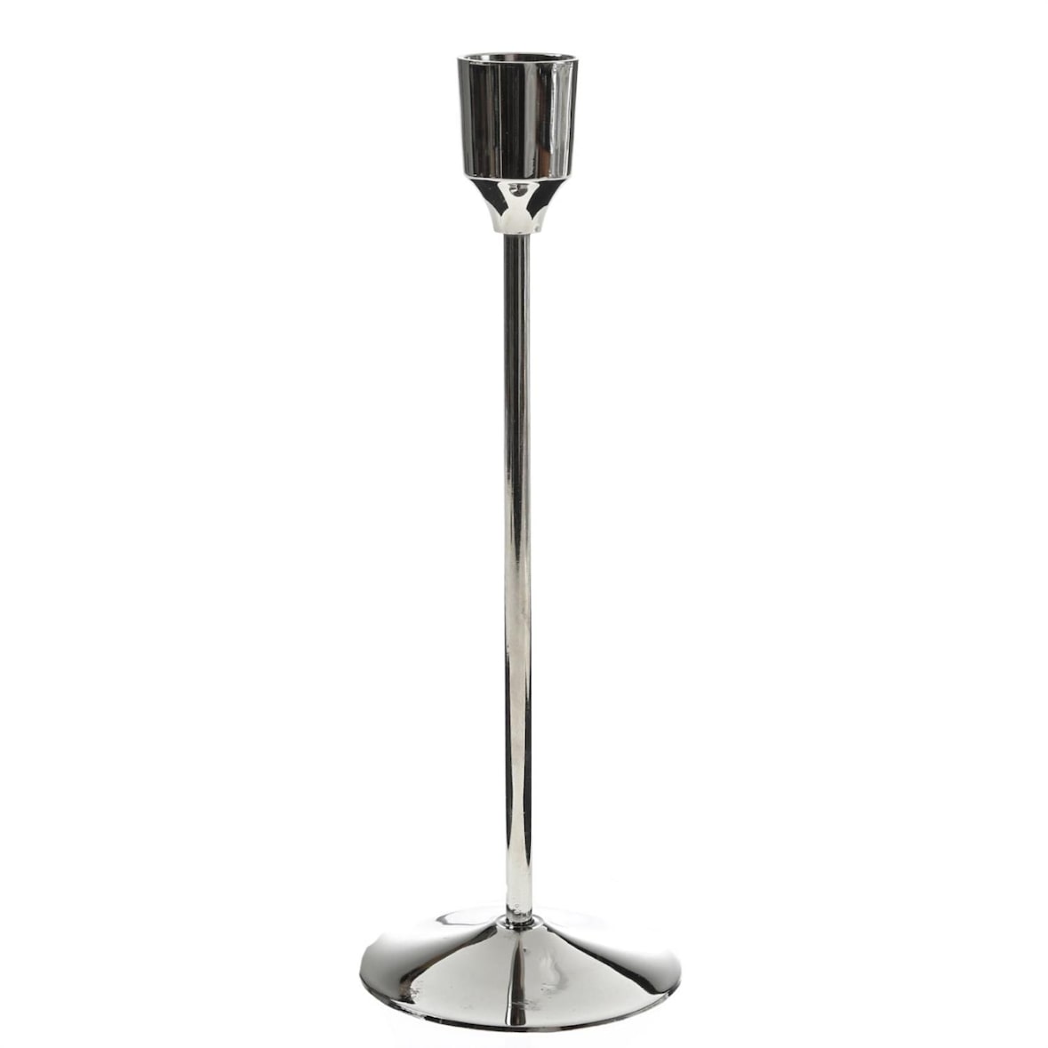 Stabkerzenhalter Kerzenständer Tafelkerzenhalter Kerzenhalter silber 20,5cm