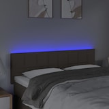 thumbnail of vidaXL LED Kopfteil Taupe 144x5x78/88 cm Stoff
