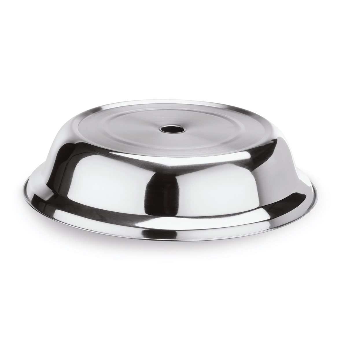 Cloche à assiette avec ouverture condensation Ø 27 cm inox - Was Germany