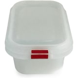 thumbnail of Pack 6 Tupper rectangular reutilizable con tapa, apto para microondas, lavavajillas y congelador. Medidas: 176x108x65 0,75L