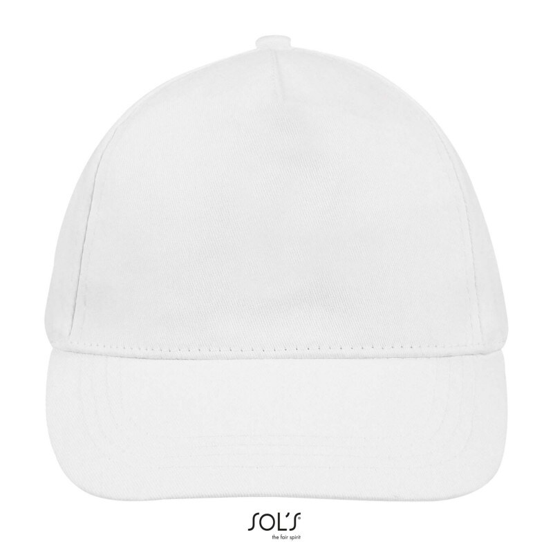 Sol's - Casquette 5 panneaux BUZZ Blanc Taille Unique