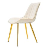 thumbnail of Sedia Crema Dorato Set 2 PZ cm 51X59X79 - PARISREMA GOLD