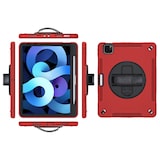 thumbnail of 4in1 Hülle für Apple iPad Air 4 4th Generation A2072/A2316/A2324/A2325 10.9 2020/2022 Zoll Outdoor Cover mit Displayschutz Handschlaufe Rot
