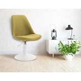 thumbnail of Esszimmerstuhl Maverick Stoff grün/weiß