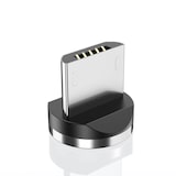 thumbnail of CaseMe 1m Magnet Ladekabel Magnetisch für iPhone Samsung Huawei Sony LG HTC Apple Lightning  Schwarz 1 meter