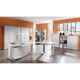 thumbnail of PROREGAL Rollcontainer Karri | Ahorn | HxBxT 59x42,8x58cm | Relinggriff | 3 Schübe | Kugelführung, Teilauszug