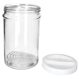 thumbnail of 4x ORTES Vorratsglas 5L Glas mit Kunststoffdeckel Gitter Aufbewahren Einlegen