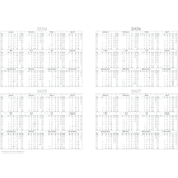 thumbnail of 2026 ADINA Buchkalender Chefplaner A5 schwarz 1 Tag 1 Seite