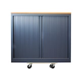 thumbnail of Plateau roulant, revêtement antidérapant, 4 roues pivotantes, capacité de charge 150 kg