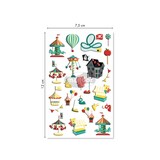 thumbnail of Maildor 10x Cooky, 1 Stickerbogen 7,5x12cm, Jahrmarkt - Mehrfarbig CY141C