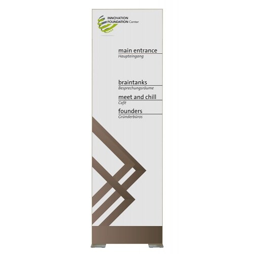 MADRID Bronze Line Innenaufsteller, 200 x 73 cm