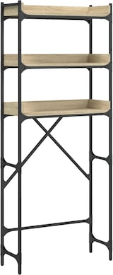 thumbnail of vidaXL Waschmaschinenregal Sonoma-Eiche 67x25x163 cm Holzwerkstoff