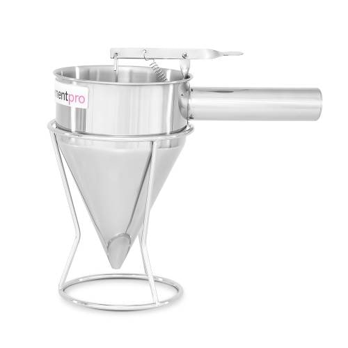 Kolbentrichter aus Edelstahl - Equipementpro