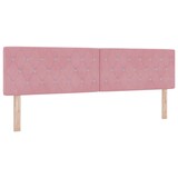 thumbnail of vidaXL Boxspringbett mit Matratze mit Kopfteil Rosa 180 x 200 cm Samt
