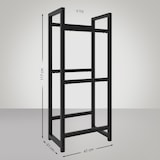 thumbnail of Krattenrek Stack zwart/116x47x31 cm