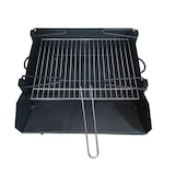 thumbnail of MF - Churrasqueira a Lenha Quadrada de 50x50 cm em Aço com Grelha de Aço Corrugado, 4 Pés de Apoio e Pintura Preta Anticalórica