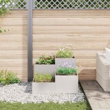 thumbnail of vidaXL Gartenblumentopf Silber 80 x 80 x 60 cm Edelstahl