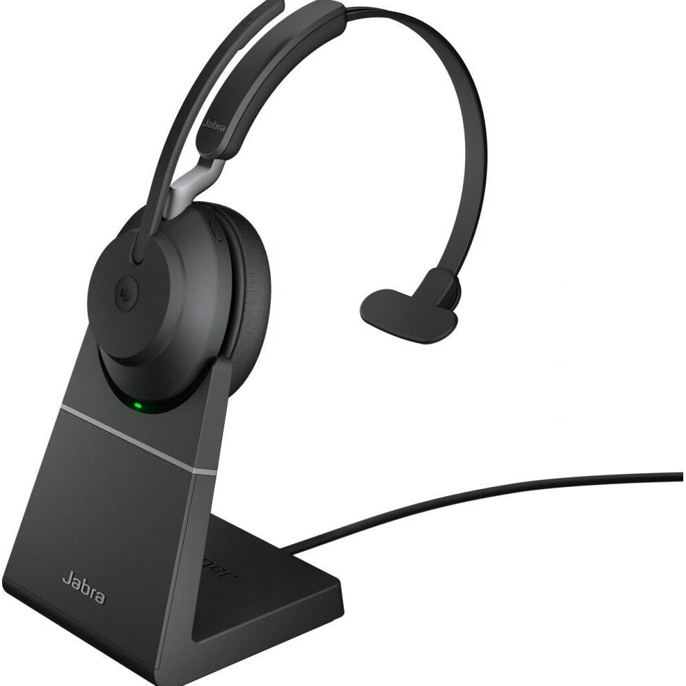 Jabra Evolve2 65 Cuffia Auricolare Mono Wireless Bluetooth Usb-a Cuffie Wifi