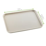 thumbnail of ECOLOMIQUE - 20 Pcs - Plateau composite réemployable beige - 380 x 268 mm, Hauteur: 16 mm - ECO294WPL3826