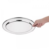 thumbnail of Olympia ovale RVS serveerschaal 35cm