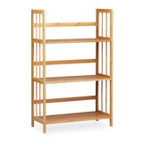 thumbnail of Relaxdays Standregal Bambus, Holz, 3 Ablagen, HxBxT: 88 x 55 x 26 cm, Bad Regal, Schuhregal, Bambusregal, natur braun