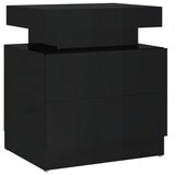 thumbnail of vidaXL Nachttisch Hochglanz-Schwarz 45x35x52 cm Holzwerkstoff