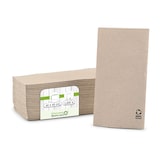 thumbnail of greenbox - Servietten aus recyceltem Papier (Premium) 40 x 40 cm, 2-lagig, 1/8 Falz, ungebleicht, 1200 St.