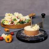 thumbnail of Boska Käseschaber Marmor - Tete de Moine Hobel - Für Tete de moine Käse / Girolle Käse - mit Luxuriöser Marmorplatte - Schwarz