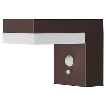 Lumisky Lámpara de pared con sensor solar CENOVA 1000LM Acero Marrón