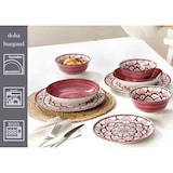 thumbnail of Ritzenhoff & Breker Doha Tafelset 16-teilig Burgund