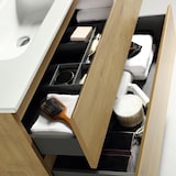 thumbnail of Alpenberger Waschbecken mit Unterschrank 100 cm Breit | Waschtisch mit Waschbeckenbeckenunterschrank | Badmöbel Set mit Led-Badspiegel mit Beleuchtung