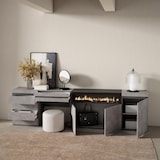 thumbnail of Aparador, 277x35x75cm, Dormitorio, habitación, Chimenea eléctrica, Cómoda, Cajonera, Tocador, Cemento _444_16