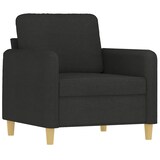 thumbnail of vidaXL Sessel Schwarz 60 cm Stoff