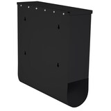 thumbnail of Briefkasten Wandbriefkasten Postkasten mit Zeitungsrolle Namensschild schwarz D1