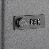 thumbnail of HMF 14500-02 Schlüsselkasten mit Zahlencode, 45 Haken, 30 x 24 x 7,5 cm, Schwarz