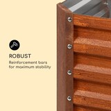 thumbnail of Rust Grow Hochbeet Gartenbeet verzinktes Stahlblech Rost-Finish Rost