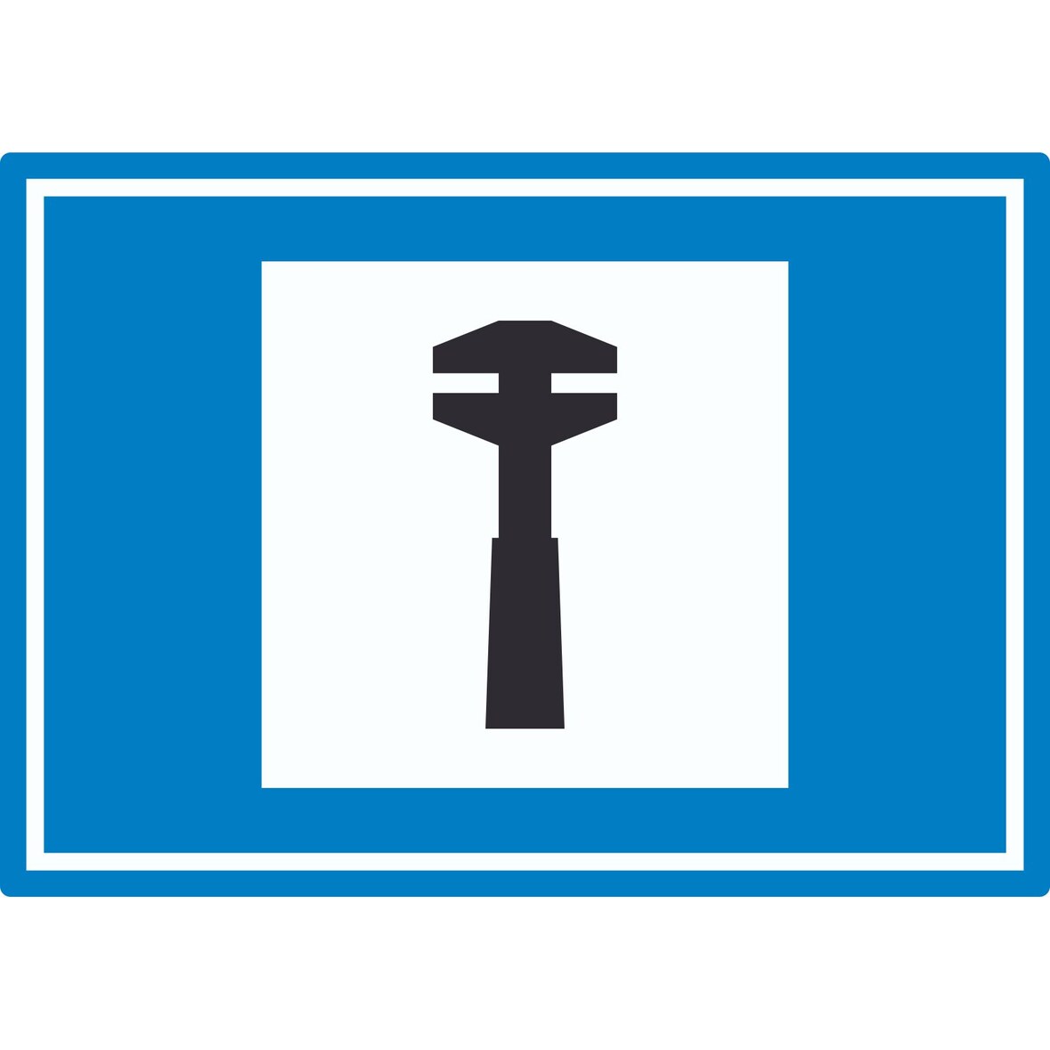 Pannenhilfe Symbol Aufkleber A7 (74x105mm)