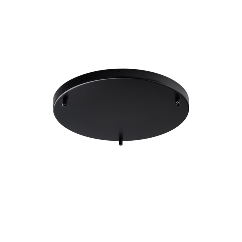 Rosa - Rosa multicabos em ferro preto diâmetro 40 com 3 furos H.3 - Ø40 - BL290-PL3-DM40-NR