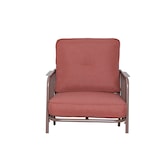 thumbnail of METRO PROFESSIONAL Outdoor Sofa Lounge-Set 3-tlg., Stahl/Polyester, 2 Sessel, 1 Tisch, terrakotta/braun