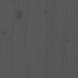 thumbnail of vidaXL Kopfteil Grau 106x4x100 cm Massivholz Kiefer
