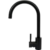 thumbnail of Küchenarmatur Steely, schwarz 26cm, Wasserhahn, Spültischarmatur, Mischbatterie