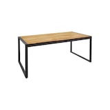 thumbnail of Mesa rectangular Bolero de acero y madera de acacia de estilo industrial