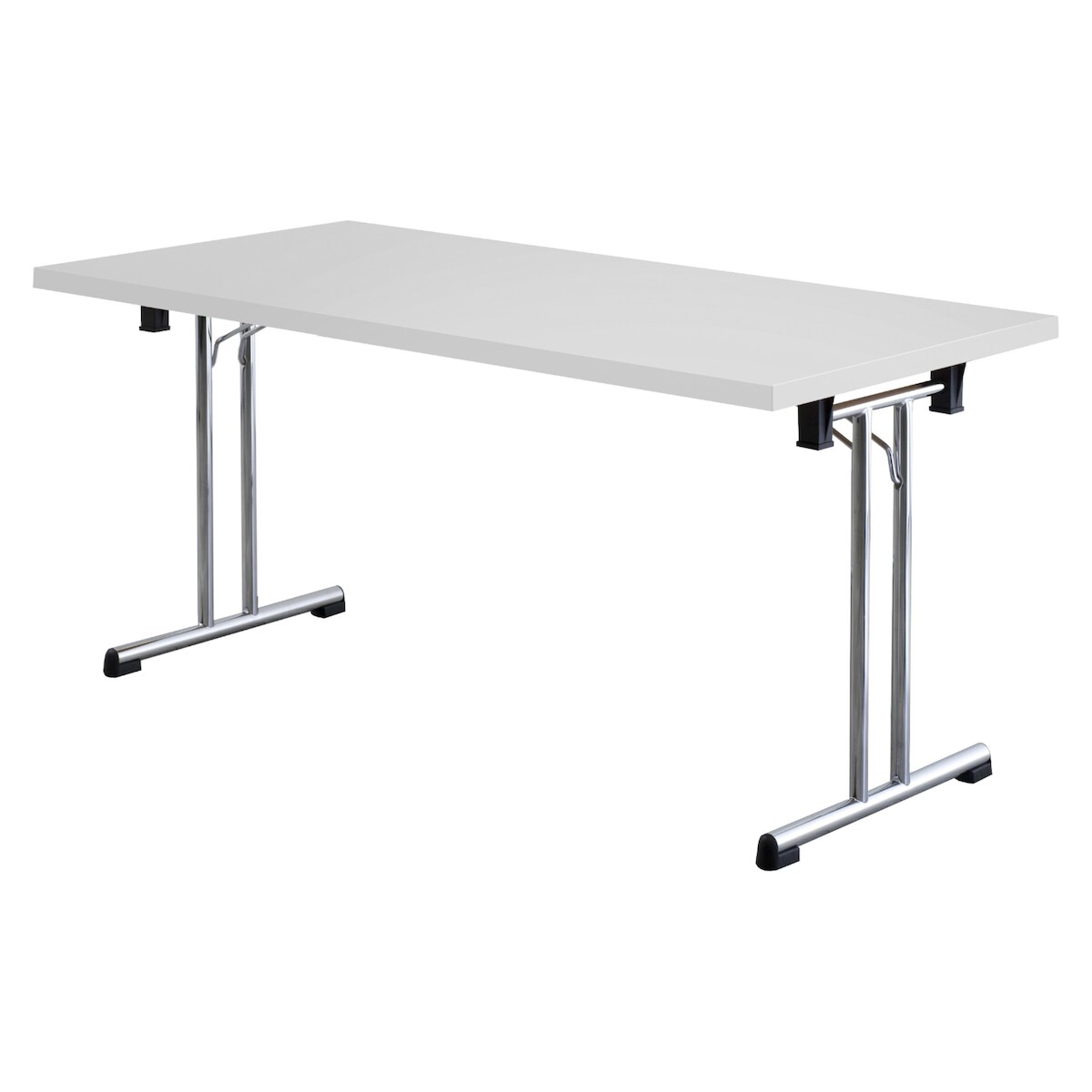 bümö Klapptisch grau 160 x 80 cm klappbar & stapelbar, klappbarer Schreibtisch, Klappschreibtisch, Tisch klappbar, Klappbarer Tisch, Klapptisch