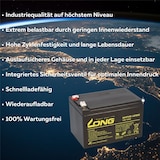 thumbnail of Kompatibler Akku für Elektro Roller Scooter Elektromobil 24V 2x 12V 15Ah AGM