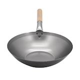 thumbnail of Vogue zacht stalen wok met platte bodem 33cm