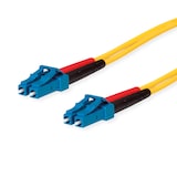 thumbnail of TELEGÄRTNER LWL Rangierkabel 2x E9/125 OS2, 1x LC Duplex - 1x LC Duplex, gelb, 1 m