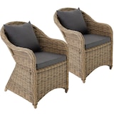 thumbnail of tectake Lot de 2 fauteuils de jardin luxe - marron naturel - 403572