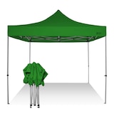 thumbnail of RAY BOT Gazebo pieghevole 3x3 verde professionale senza laterali PVC 350g