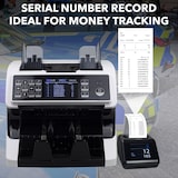 thumbnail of Jubula MV-500 Macchina conta banconote + Stampante Termica Jubula MPR-1  | EUR USD GBP | Macchina conta soldi | Contabanconote | Contasoldi