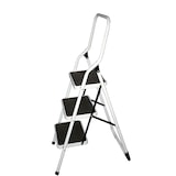 thumbnail of Safetool Escabeau 3 Marches En Acier Epoxy Blanc Antiderapantes